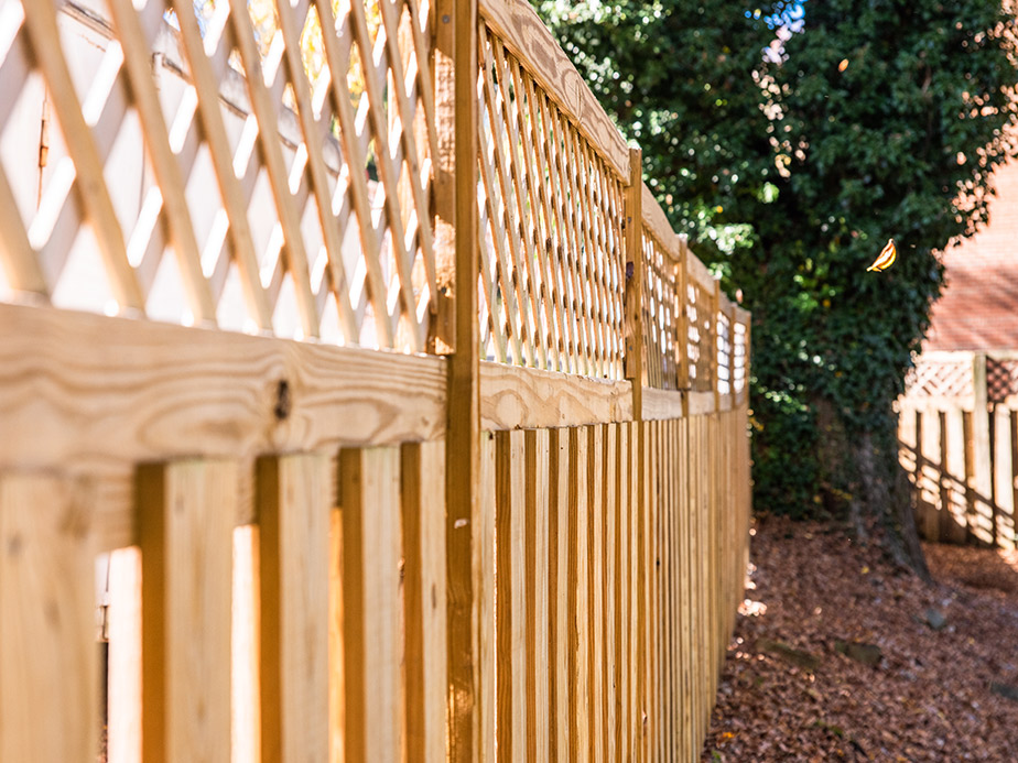 wood fence Gem Village Colorado
